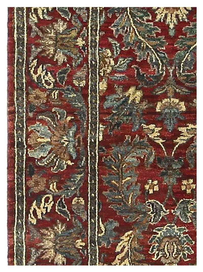 Pacific Agra 38453 Red Red Traditional Hand Knotted Rug