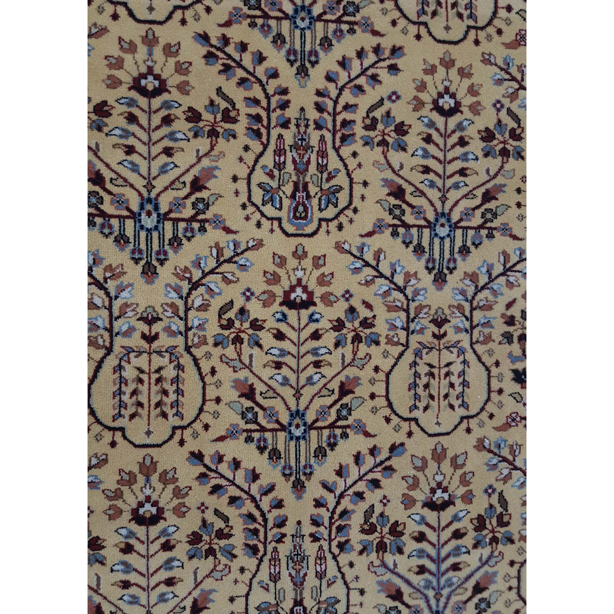 Pacific Sarouk 38457 Gold Gold Traditional Hand Knotted Rug