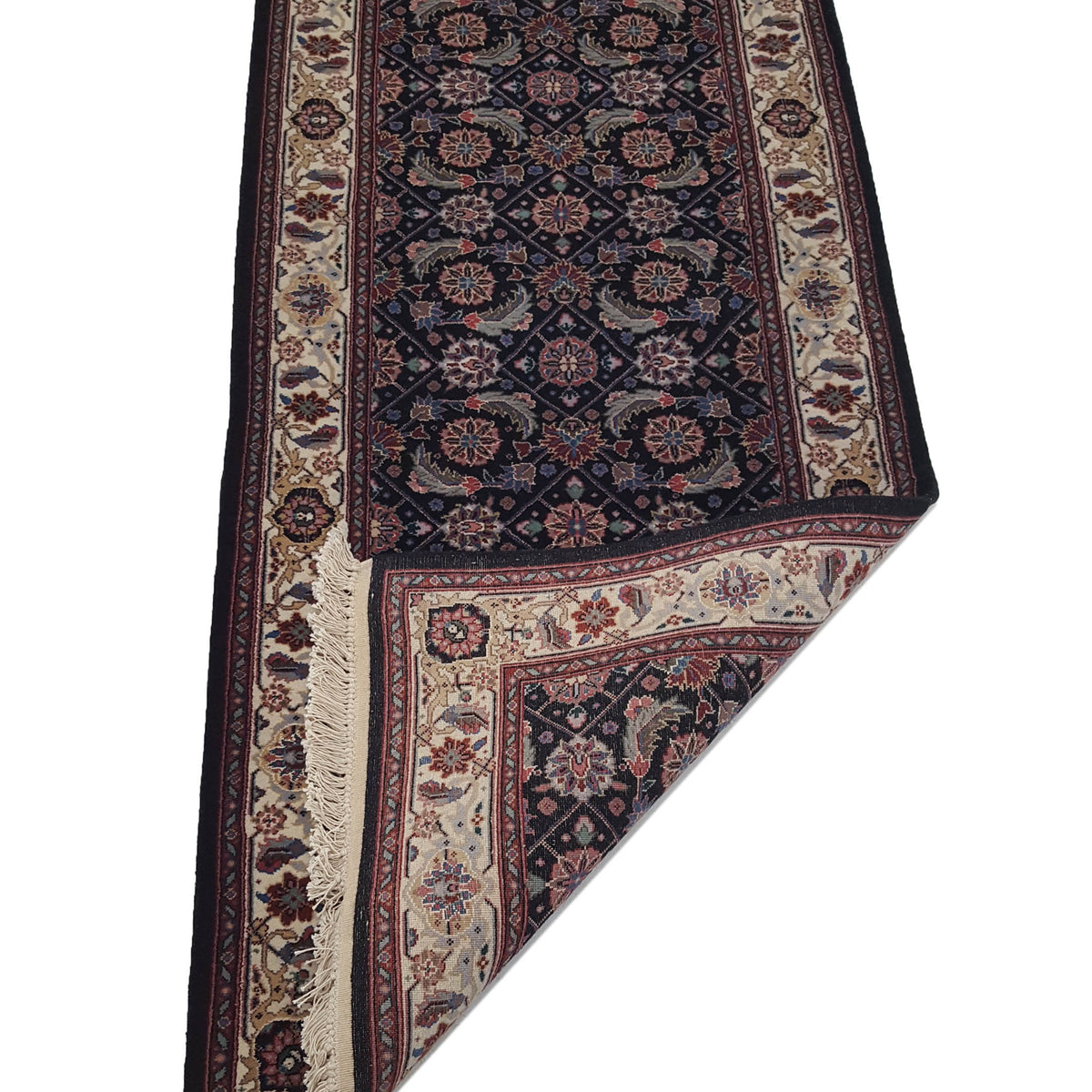 Pacific Chinese 160L 38470 Black Ivory Traditional Hand Knotted Rug