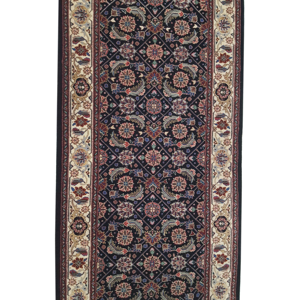 Pacific Chinese 160L 38470 Black Ivory Traditional Hand Knotted Rug