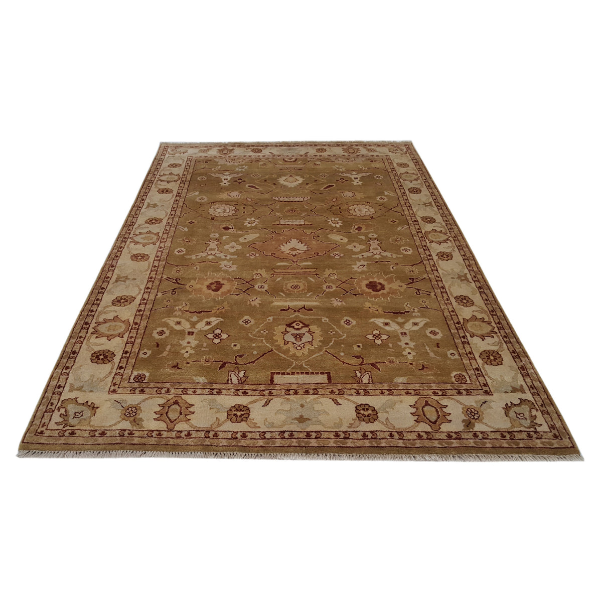 Pacific Royal 38475 Gold Gold Traditional Hand Knotted Rug