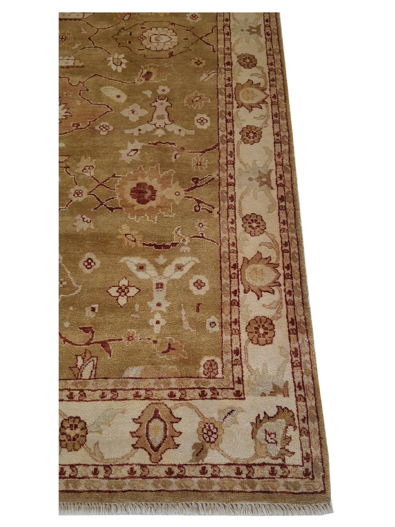 Pacific Royal 38475 Gold Gold Traditional Hand Knotted Rug