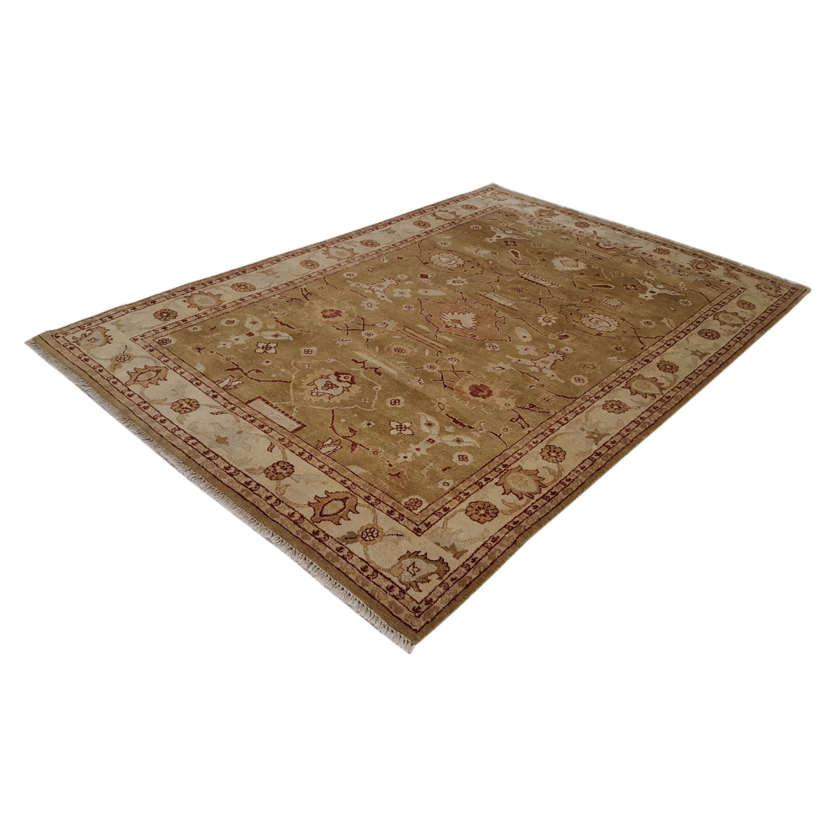 Pacific Royal 38475 Gold Gold Traditional Hand Knotted Rug