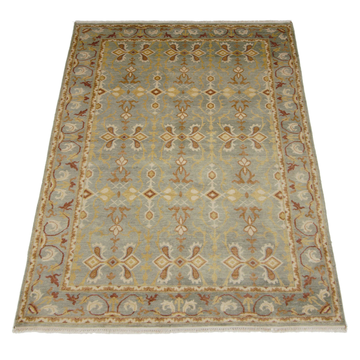 Pacific Marco 38478 Parakeet Lime Traditional Hand Knotted Rug