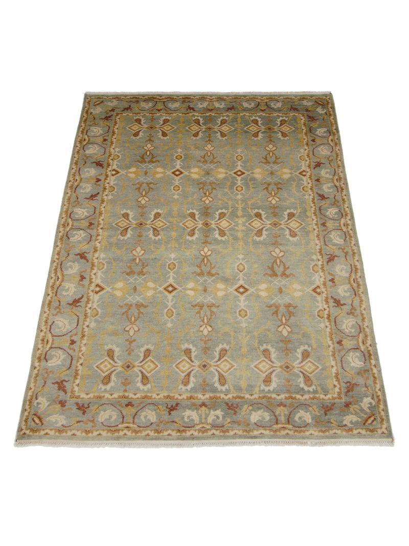 Pacific Marco 38478 Parakeet Lime Traditional Hand Knotted Rug