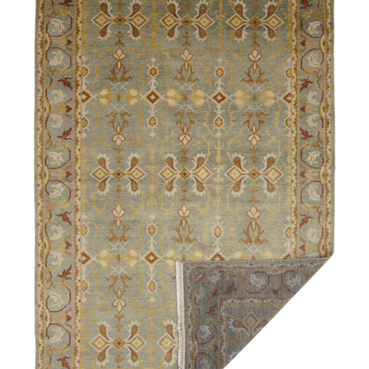 Pacific Marco 38478 Parakeet Lime Traditional Hand Knotted Rug
