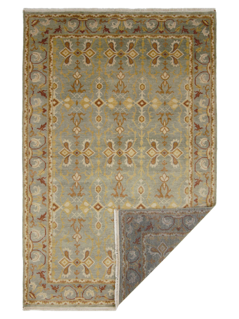 Pacific Marco 38478 Parakeet Lime Traditional Hand Knotted Rug