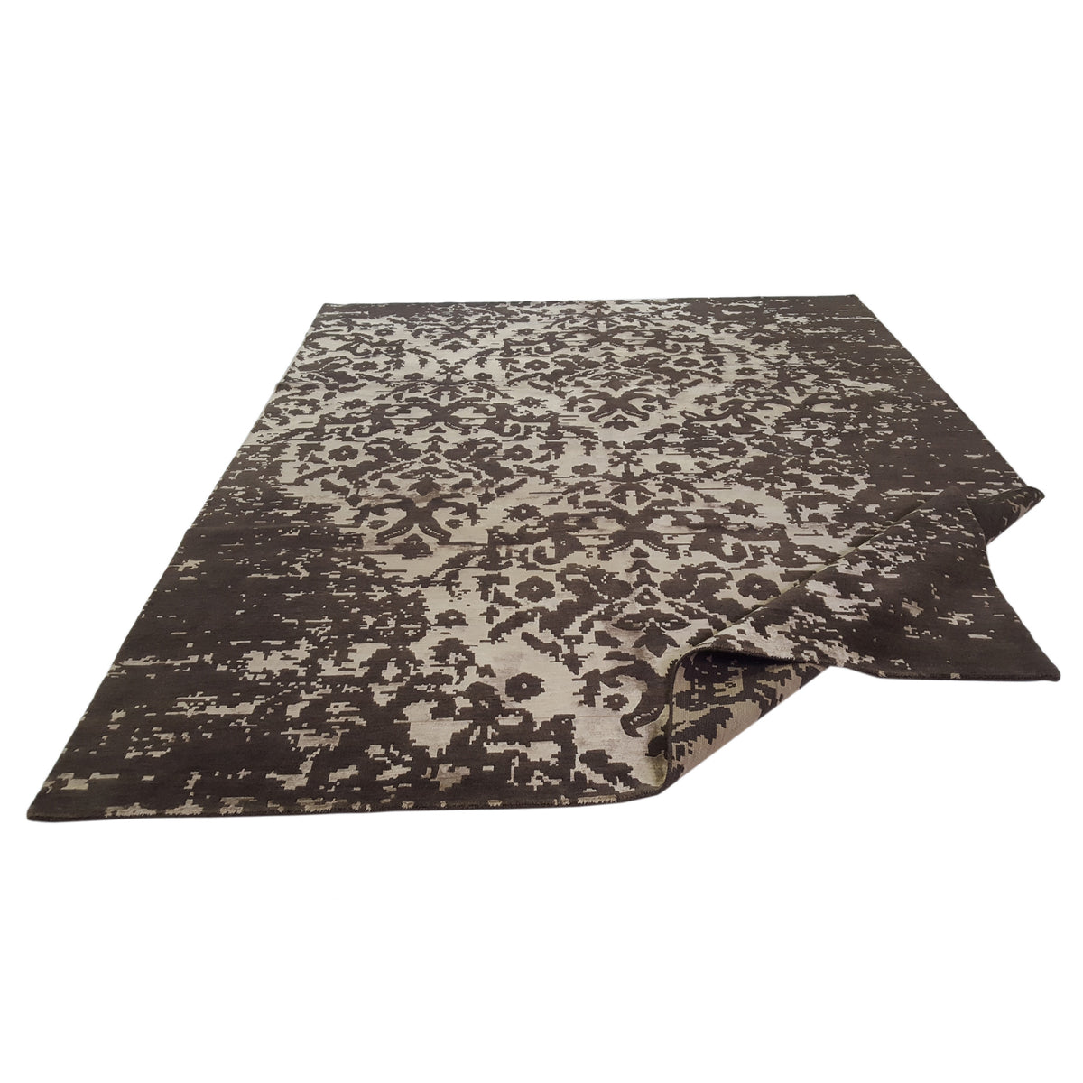Pacific Modern-Np 38495 Brown Beige Transitional Hand Knotted Rug