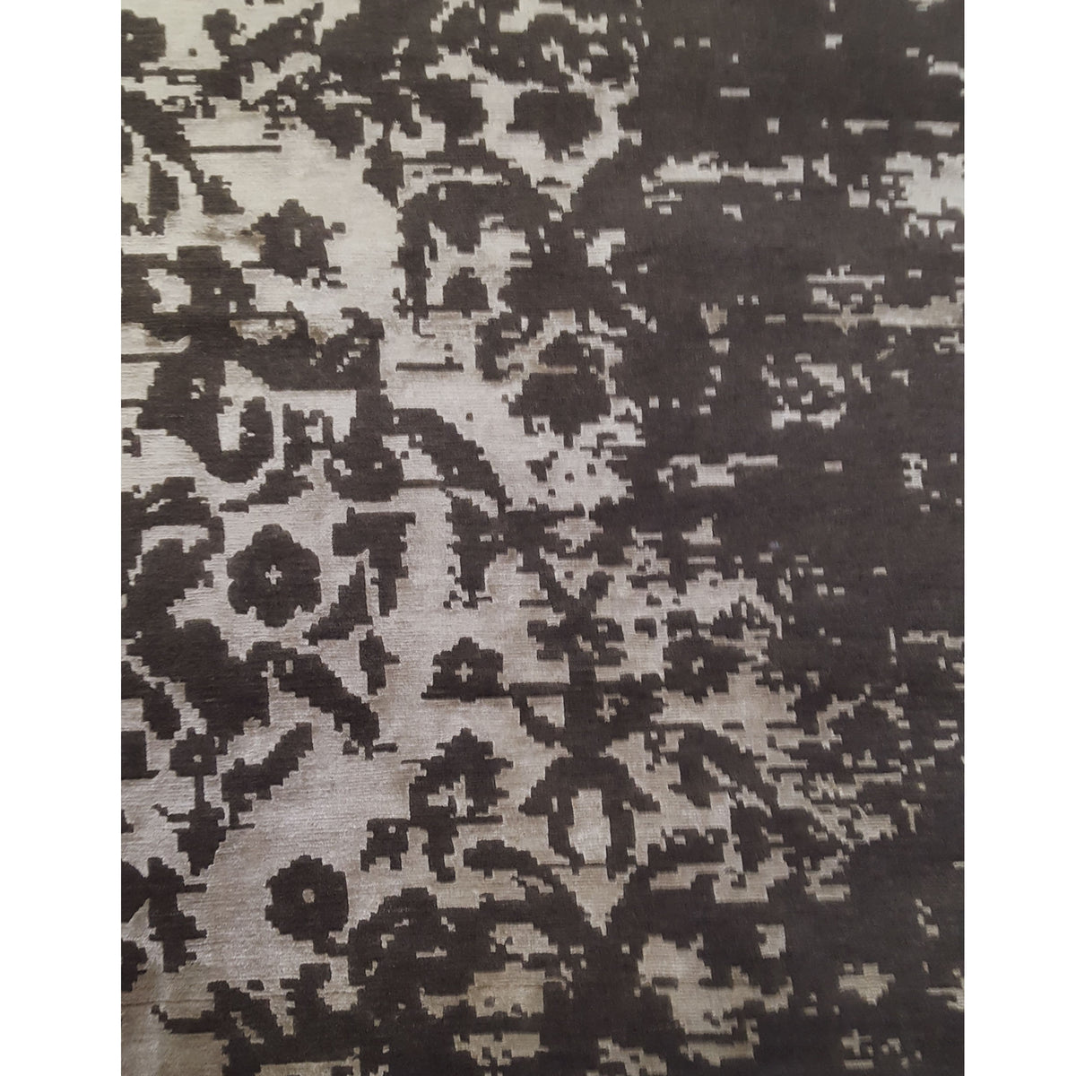 Pacific Modern-Np 38495 Brown Beige Transitional Hand Knotted Rug