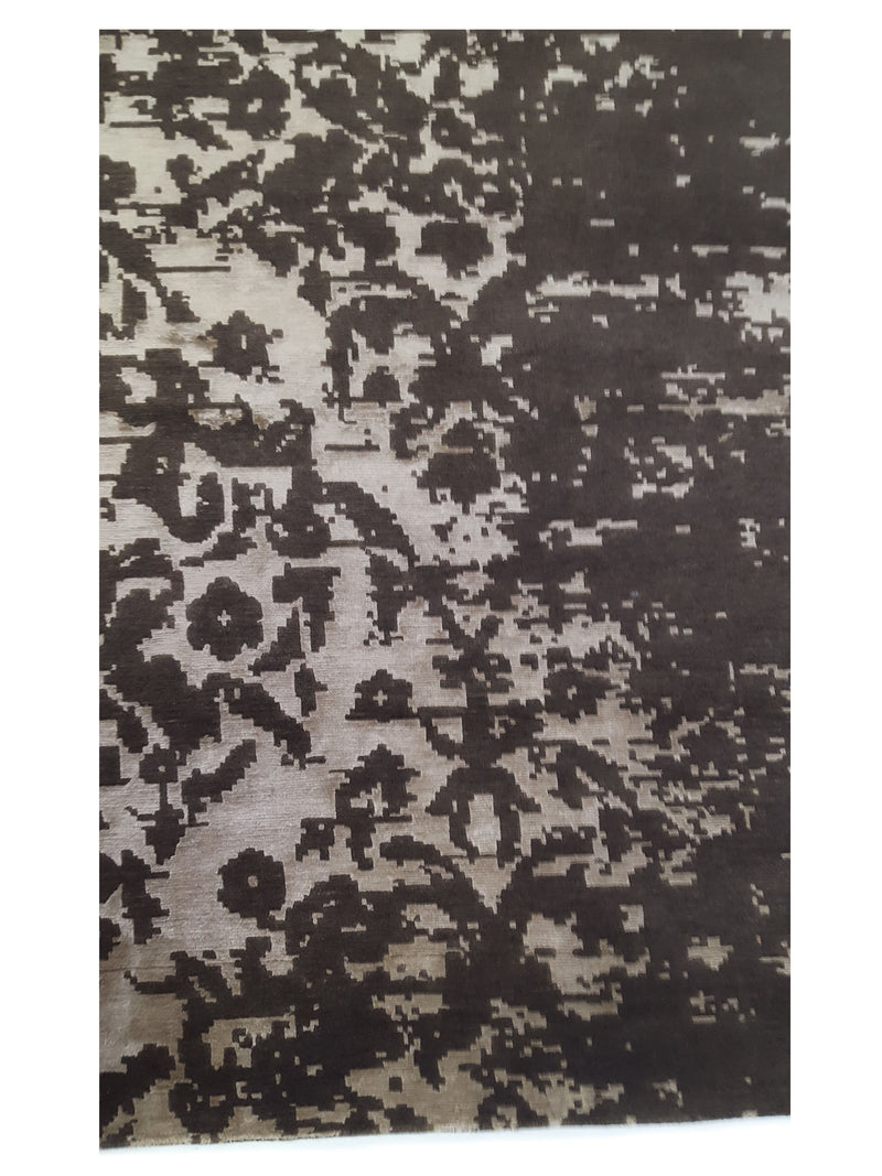 Pacific Modern-Np 38495 Brown Beige Transitional Hand Knotted Rug