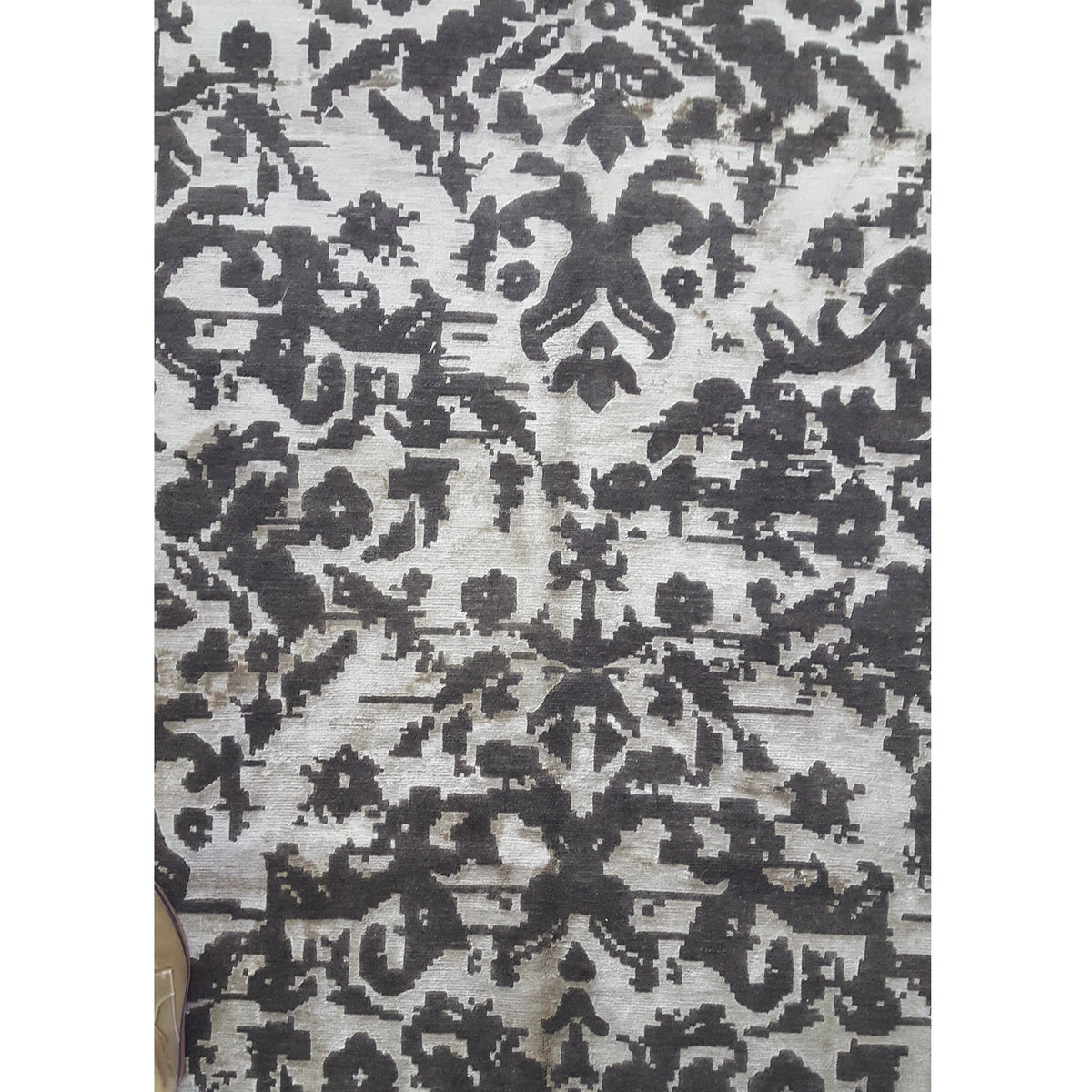 Pacific Modern-Np 38495 Brown Beige Transitional Hand Knotted Rug