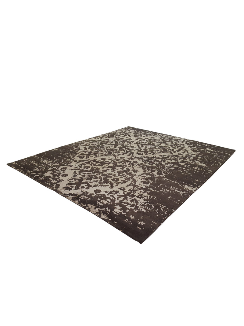 Pacific Modern-Np 38495 Brown Beige Transitional Hand Knotted Rug