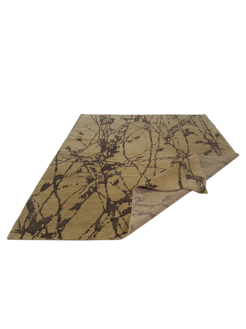 Pacific Modern-Np 38500 Beige Grey Transitional Hand Knotted Rug