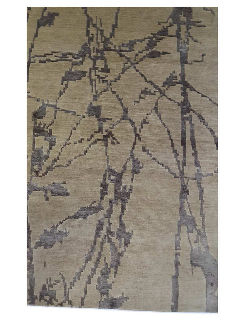 Pacific Modern-Np 38500 Beige Grey Transitional Hand Knotted Rug