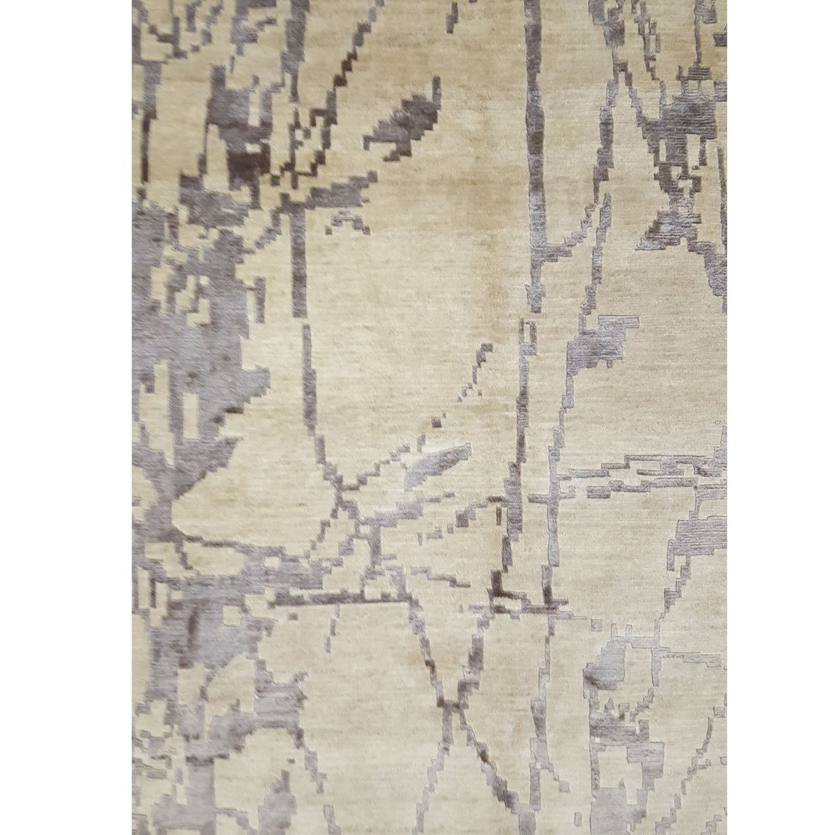 Pacific Modern-Np 38500 Beige Grey Transitional Hand Knotted Rug