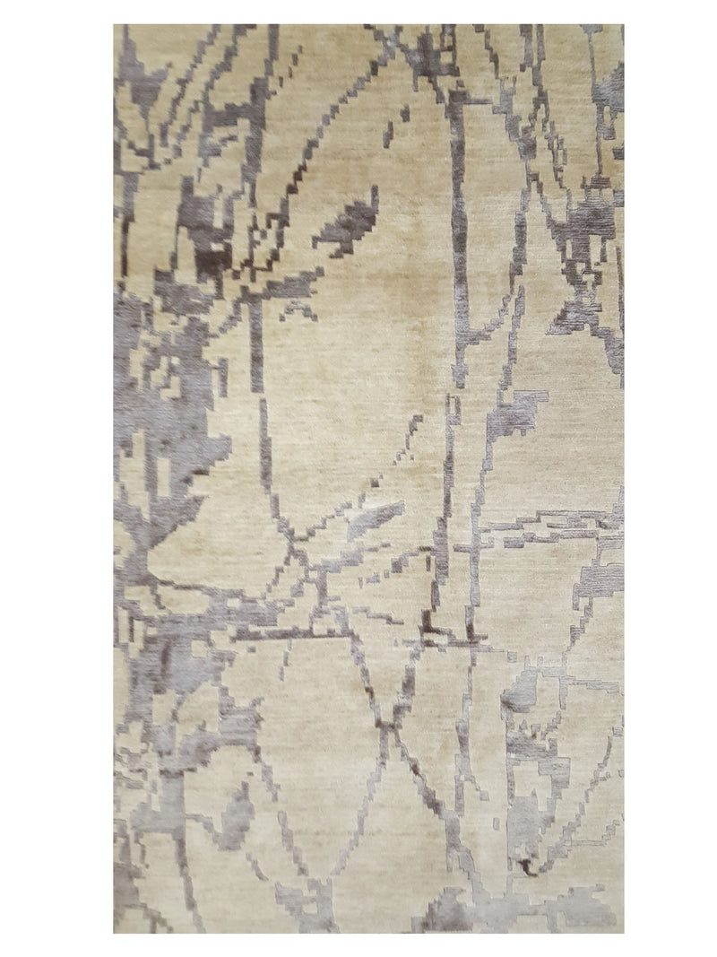 Pacific Modern-Np 38500 Beige Grey Transitional Hand Knotted Rug