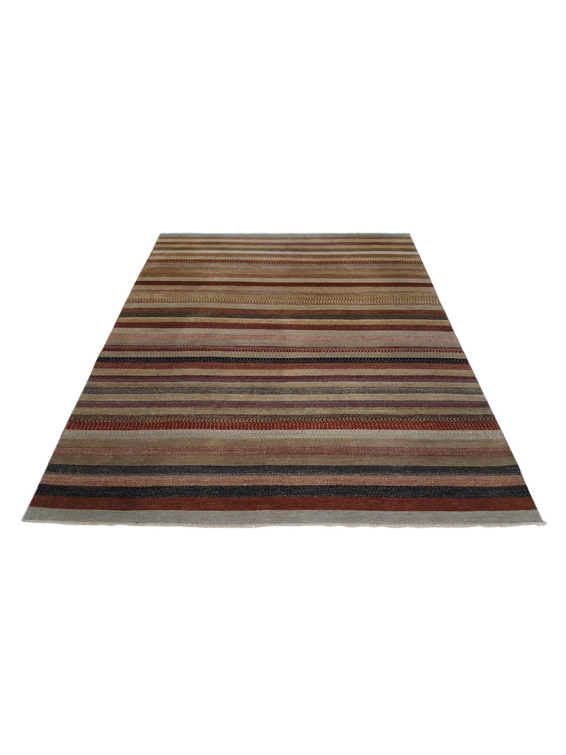 Pacific Touch 38526 Multi Multi Modern Hand Knotted Rug