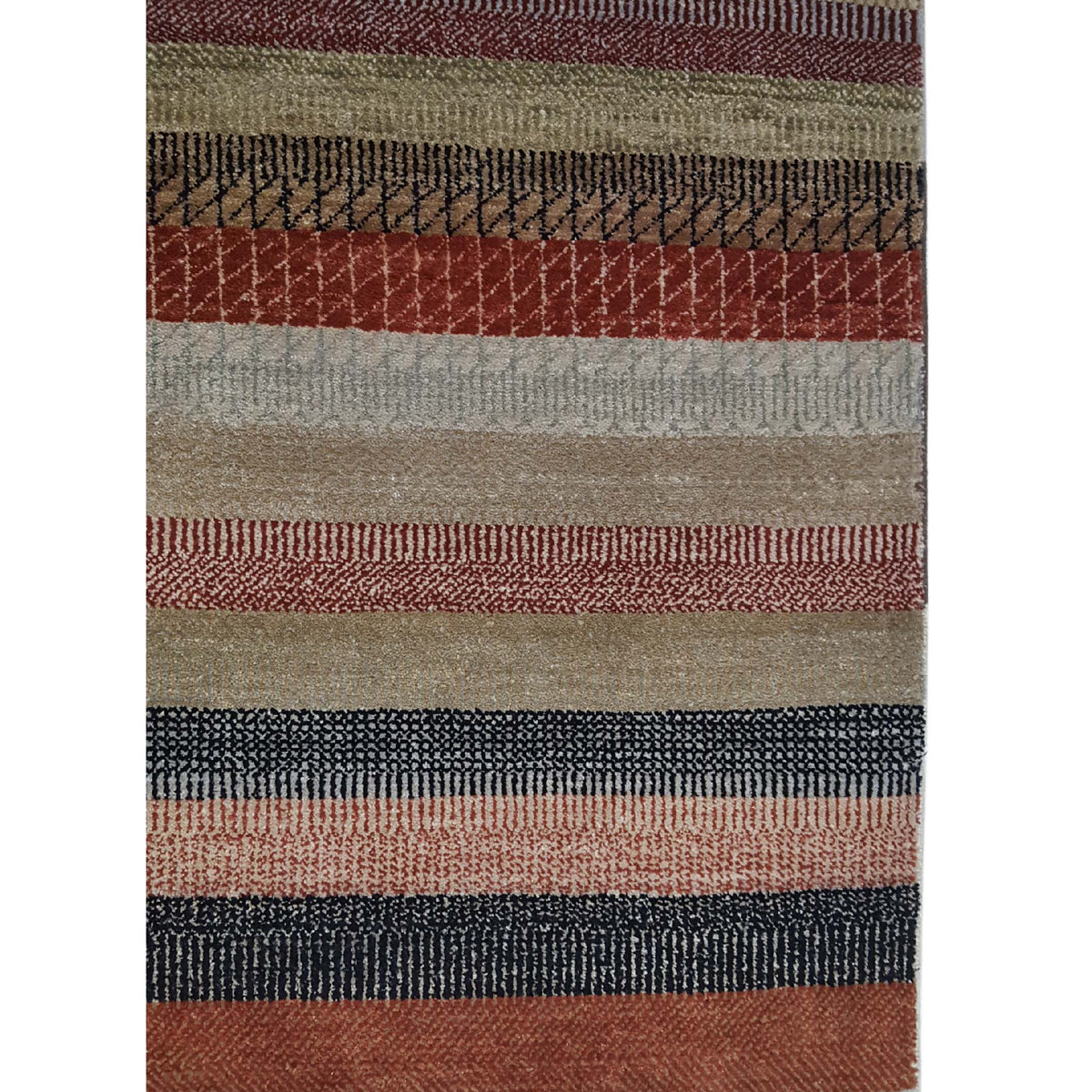 Pacific Touch 38526 Multi Multi Modern Hand Knotted Rug