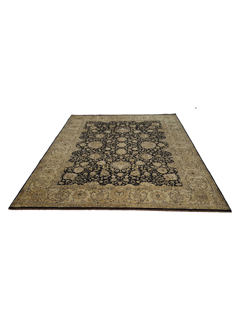 Pacific Nouveau 38550 Black Gold Traditional Hand Knotted Rug
