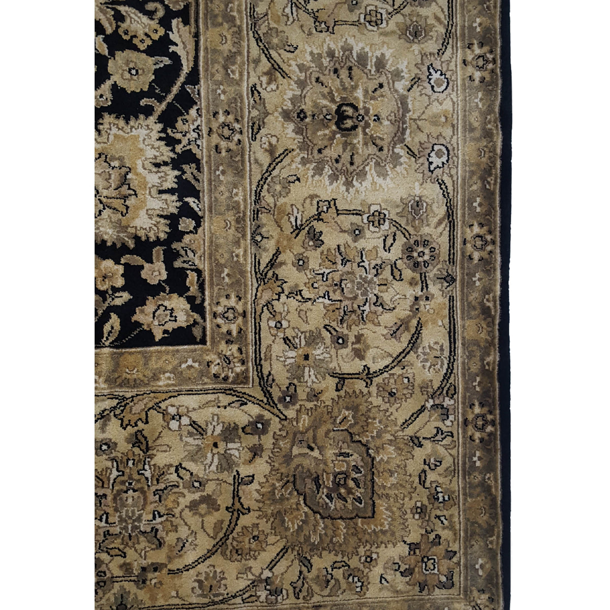 Pacific Nouveau 38550 Black Gold Traditional Hand Knotted Rug