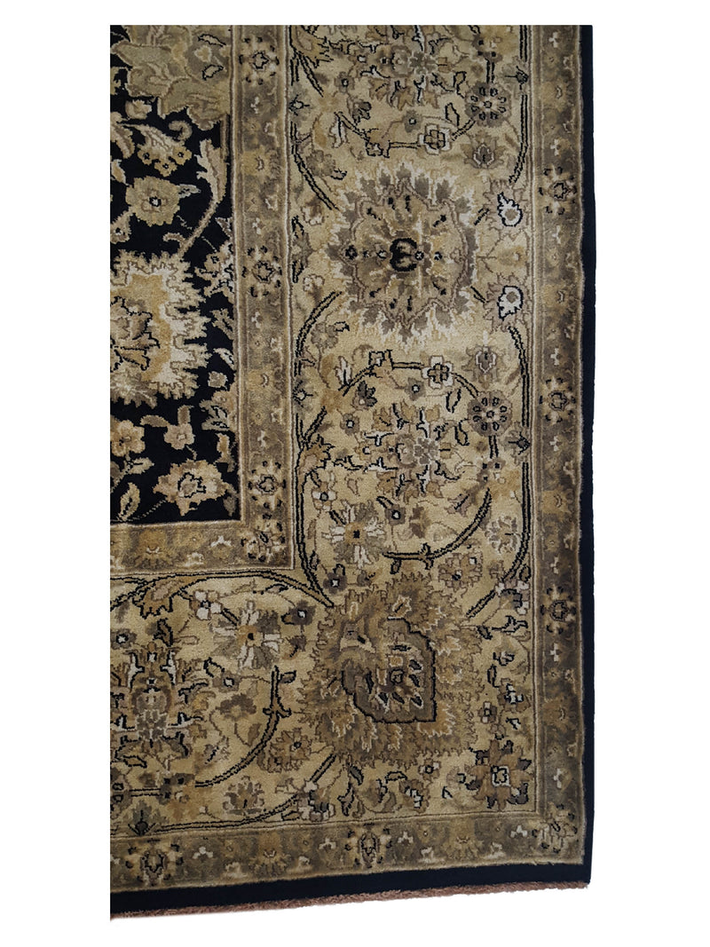 Pacific Nouveau 38550 Black Gold Traditional Hand Knotted Rug