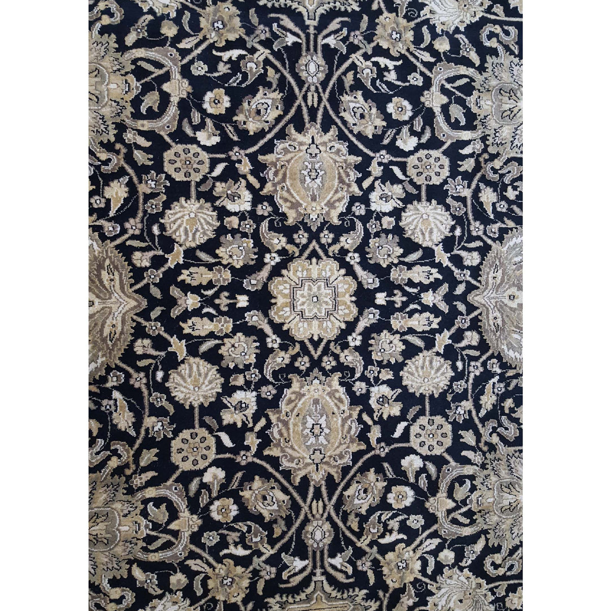 Pacific Nouveau 38550 Black Gold Traditional Hand Knotted Rug