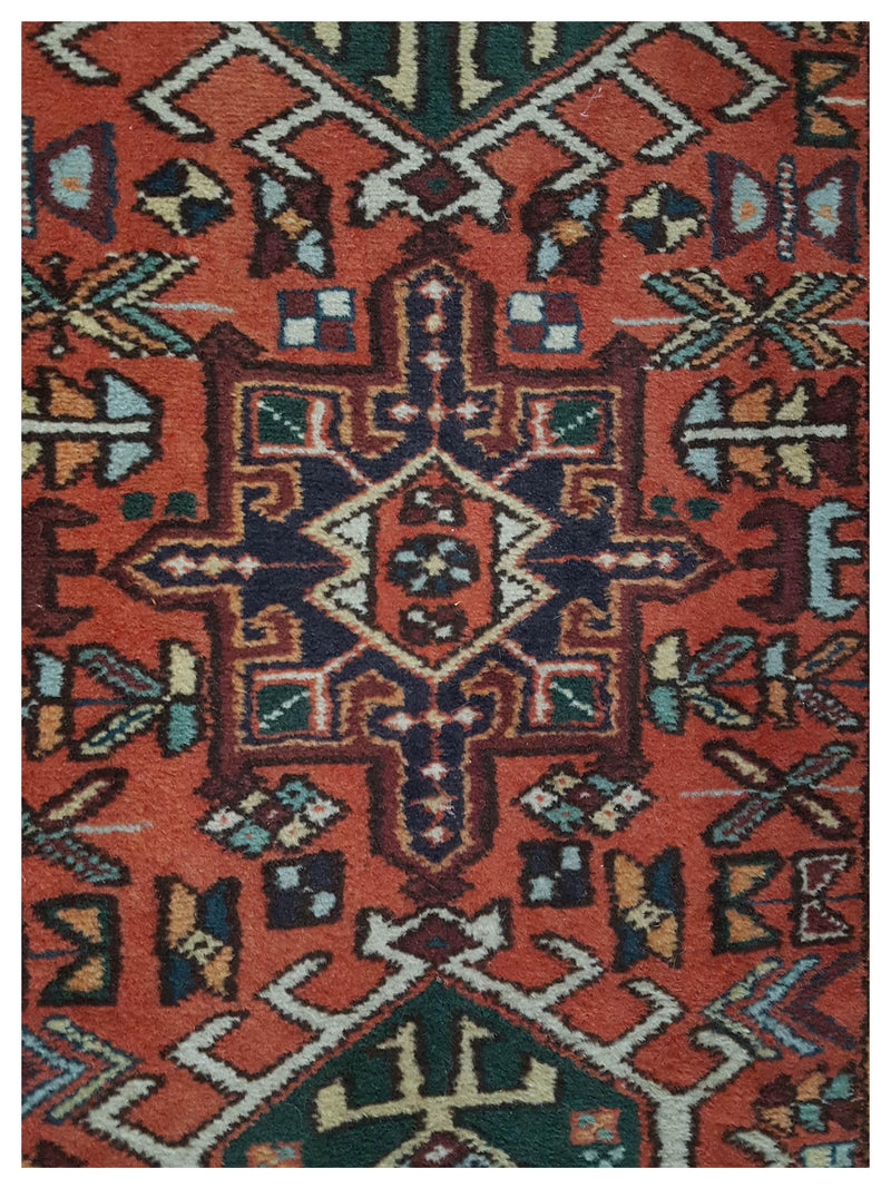 Fasa Antique Karajah 38590 Rust Navy Traditional Antique Rug