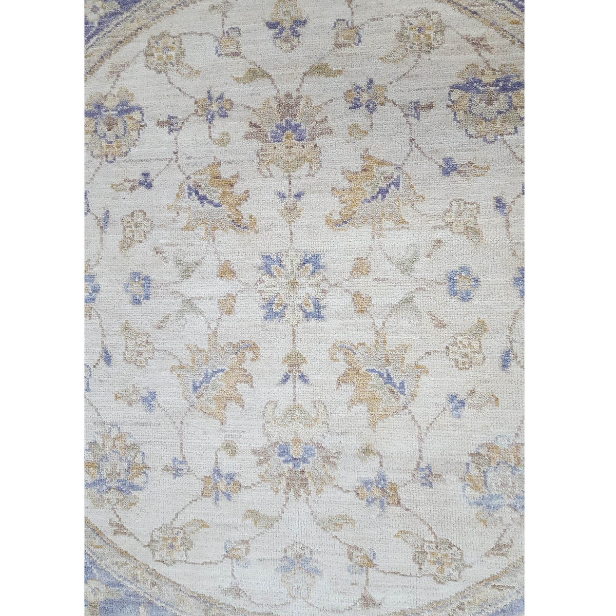 Pacific Ziegler 39201 Ivory Purple Transitional Hand Knotted Rug