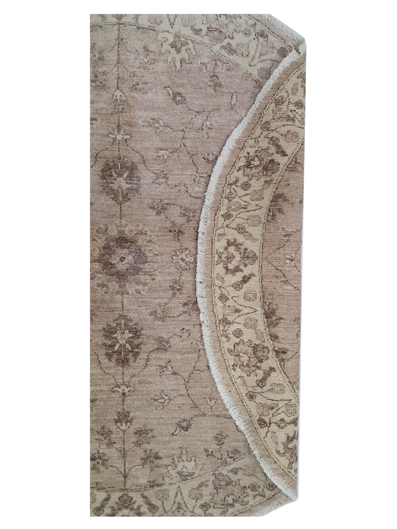 Pacific Ziegler 39202 Taupe Beige Transitional Hand Knotted Rug