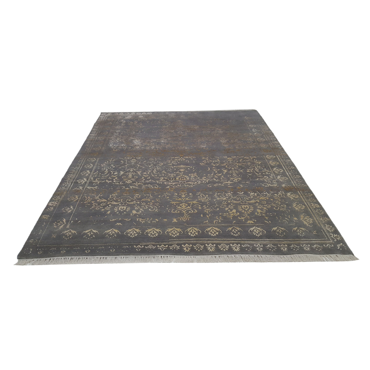 Pacific Modern 39236 Lt.Grey Lt.Grey Contemporary Hand Knotted Rug