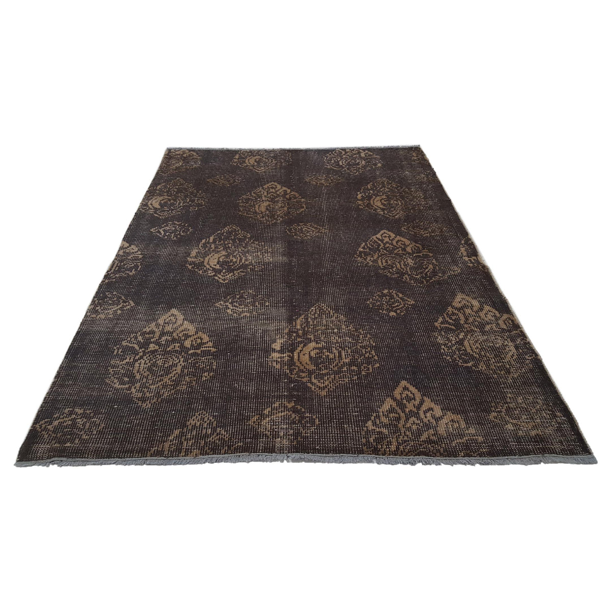 Pacific Vintage Revival 39249 Chocolate Chocolate Vintage Hand Knotted Rugs