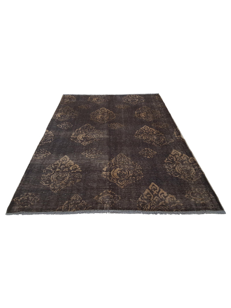 Pacific Vintage Revival 39249 Chocolate Chocolate Vintage Hand Knotted Rugs