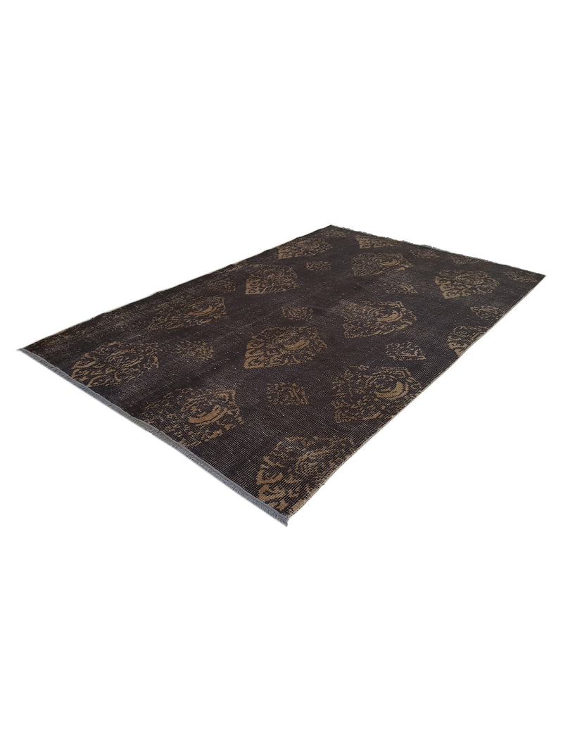 Pacific Vintage Revival 39249 Chocolate Chocolate Vintage Hand Knotted Rugs