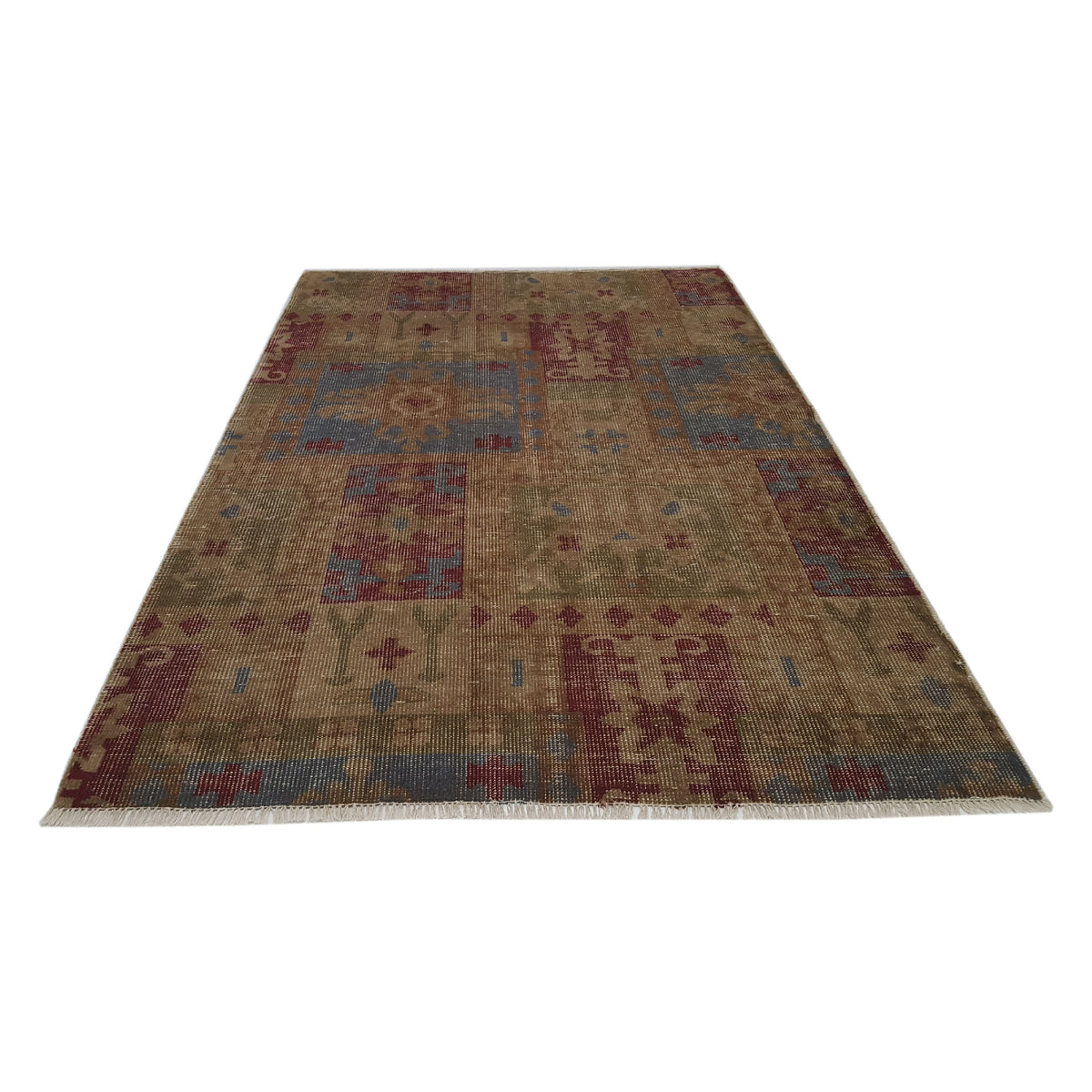 Pacific Vintage Revival 39251 Multi Multi Vintage Hand Knotted Rugs