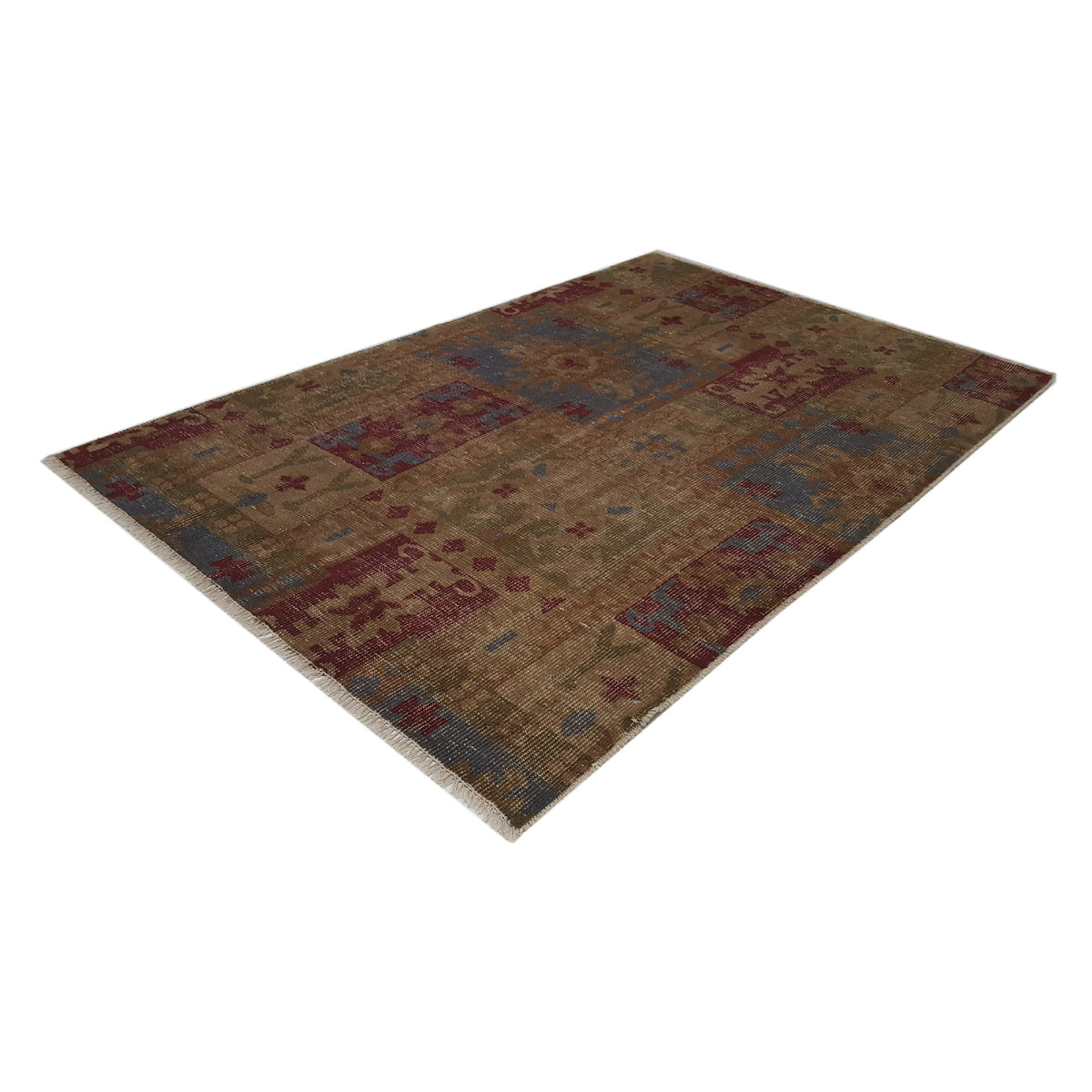 Pacific Vintage Revival 39251 Multi Multi Vintage Hand Knotted Rugs