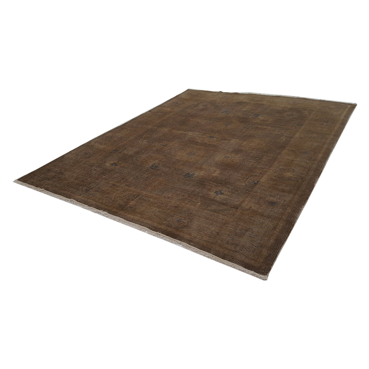 Pacific Vintage Revival 39257 Brown Brown Vintage Hand Knotted Rugs
