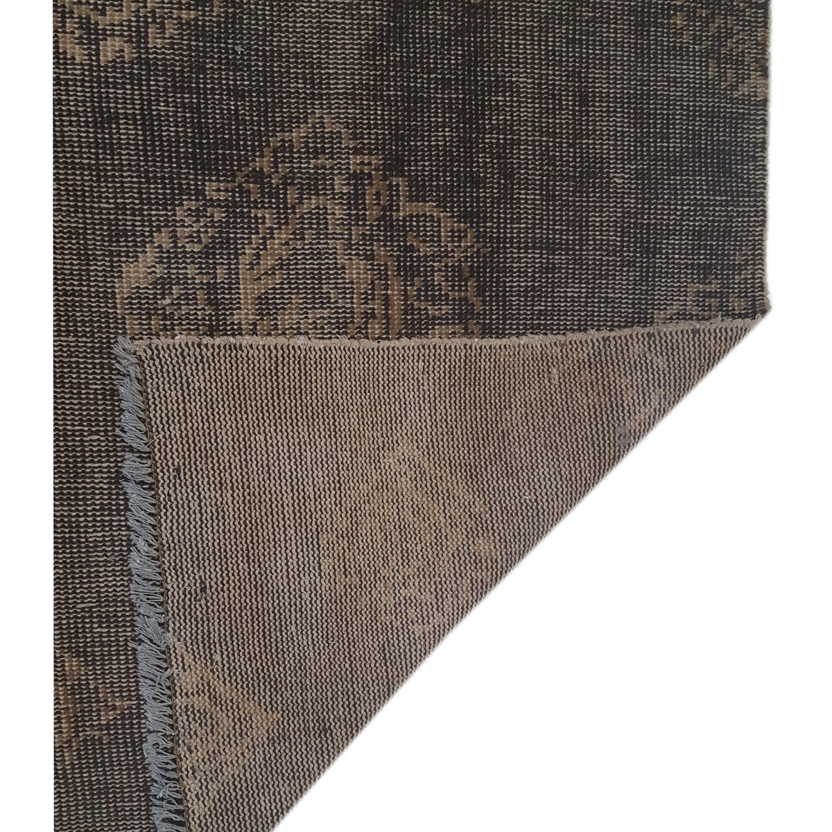 Pacific Vintage Revival 39262 Grey Beige Vintage Hand Knotted Rugs