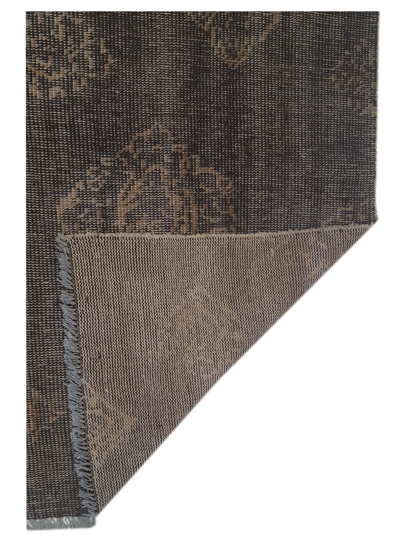 Pacific Vintage Revival 39262 Grey Beige Vintage Hand Knotted Rugs