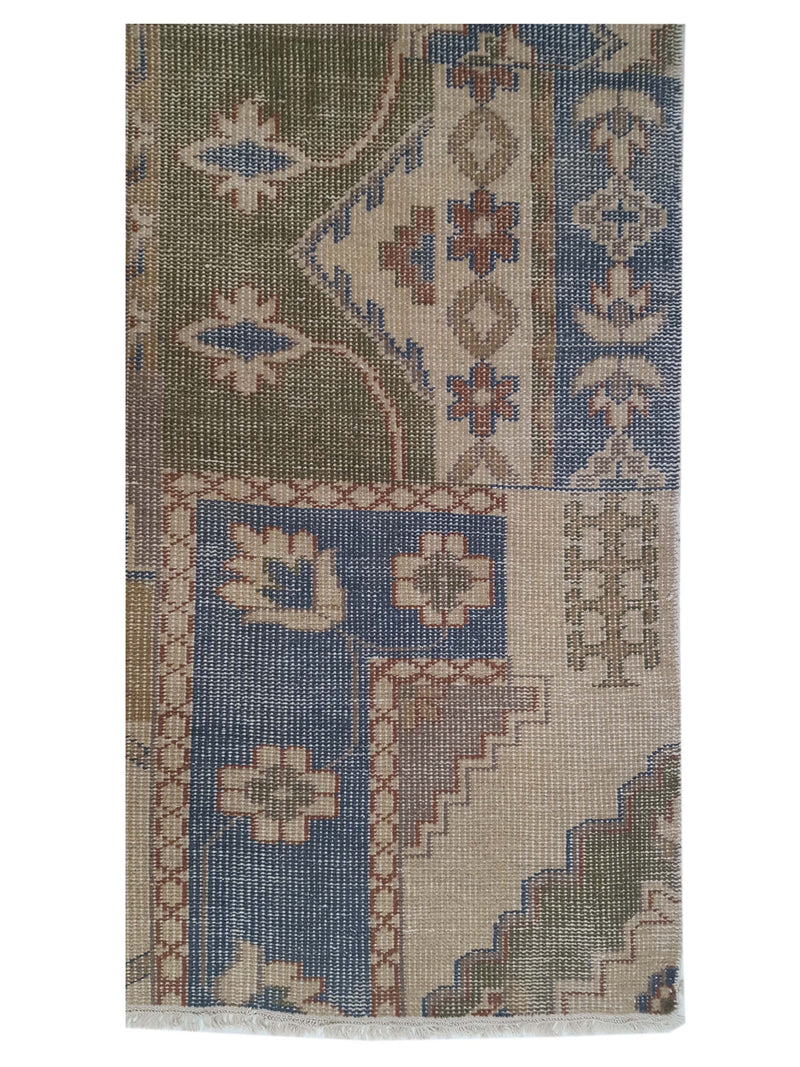 Pacific Vintage Revival 39263 Beige Beige Vintage Hand Knotted Rugs