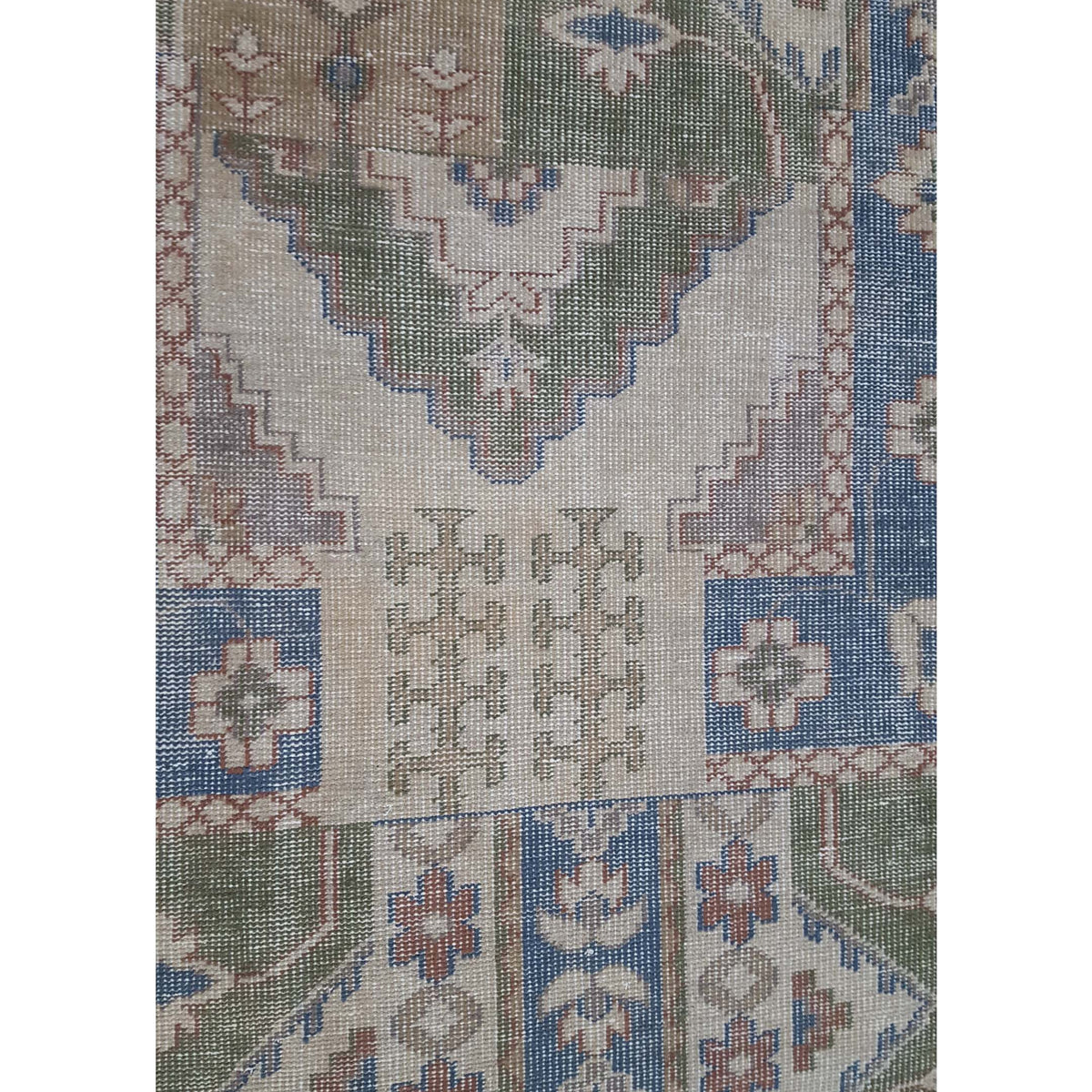 Pacific Vintage Revival 39263 Beige Beige Vintage Hand Knotted Rugs