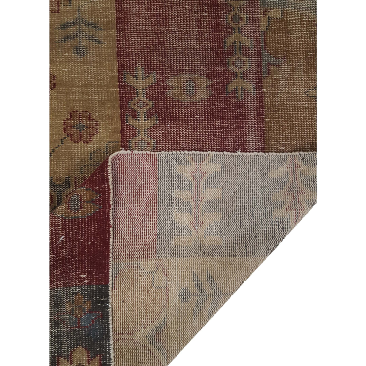Pacific Vintage Revival 39267 Brown Multi Vintage Hand Knotted Rugs