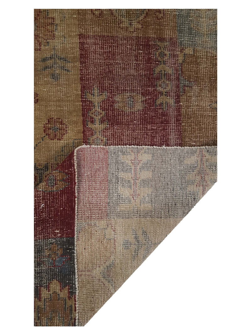 Pacific Vintage Revival 39267 Brown Multi Vintage Hand Knotted Rugs