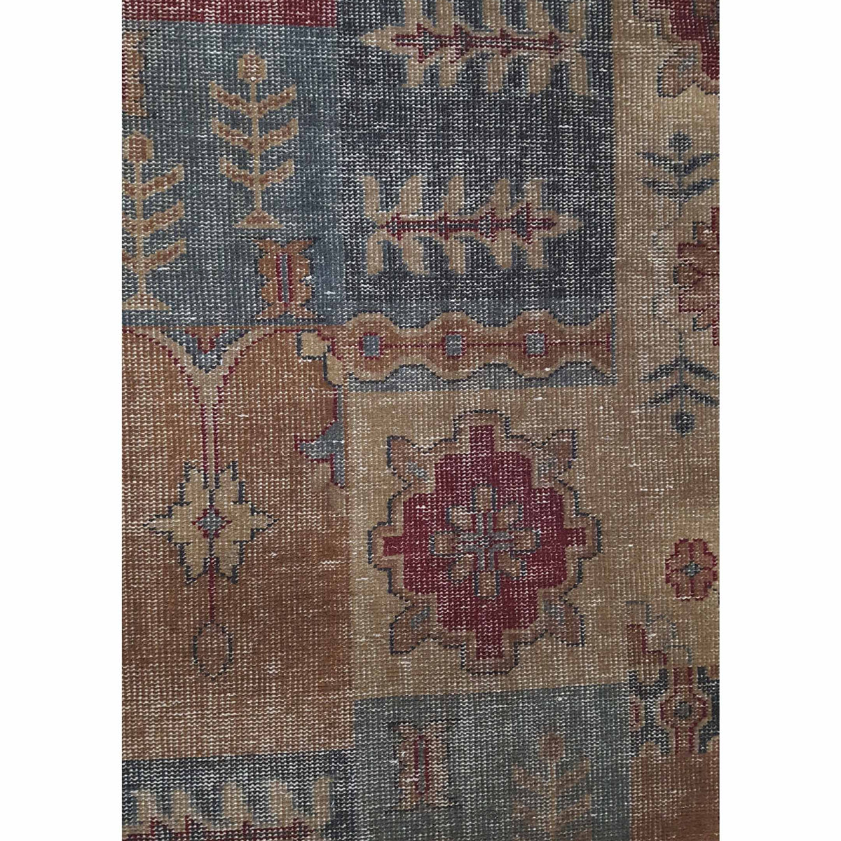 Pacific Vintage Revival 39267 Brown Multi Vintage Hand Knotted Rugs