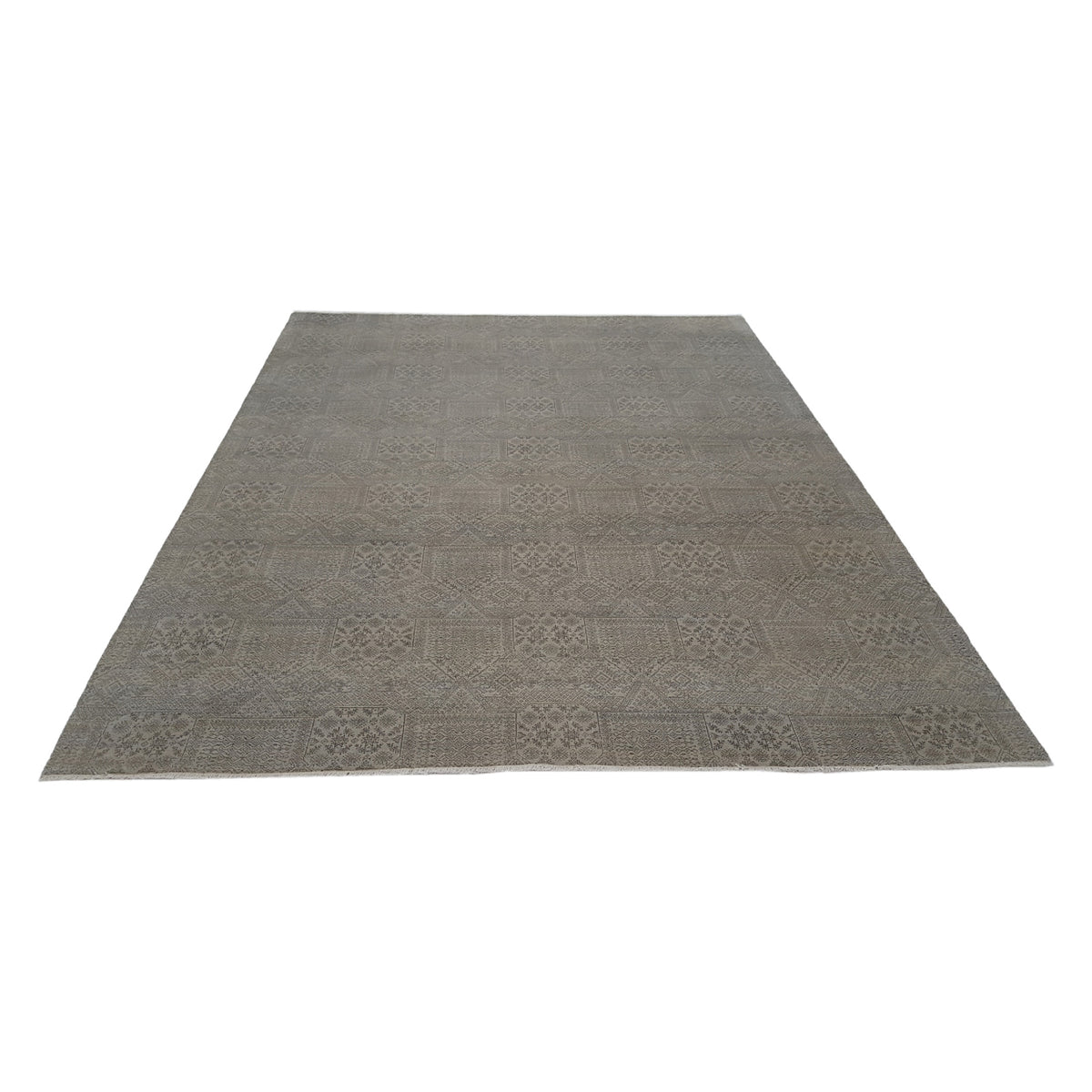 Pacific Modern 39281 Camel Grey Contemporary Hand Knotted Rug