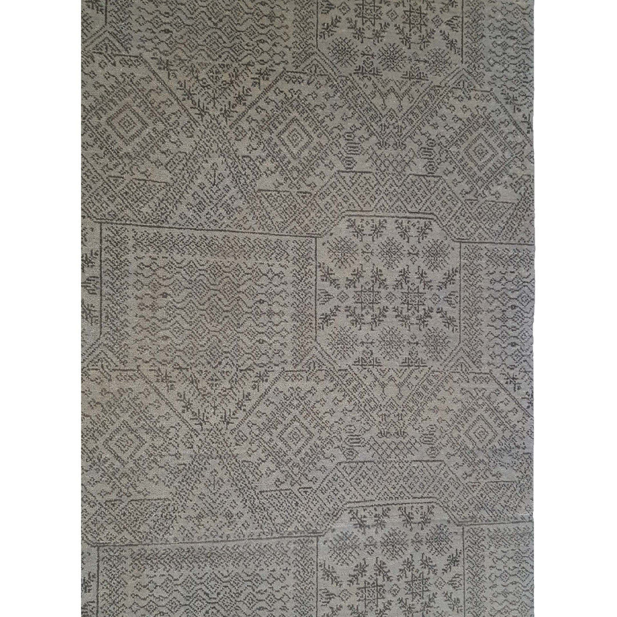 Pacific Modern 39281 Camel Grey Contemporary Hand Knotted Rug