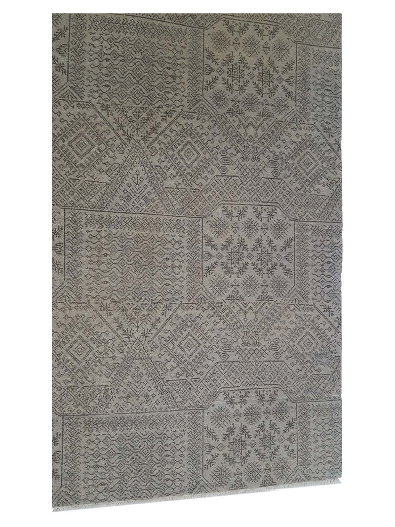 Pacific Modern 39281 Camel Grey Contemporary Hand Knotted Rug