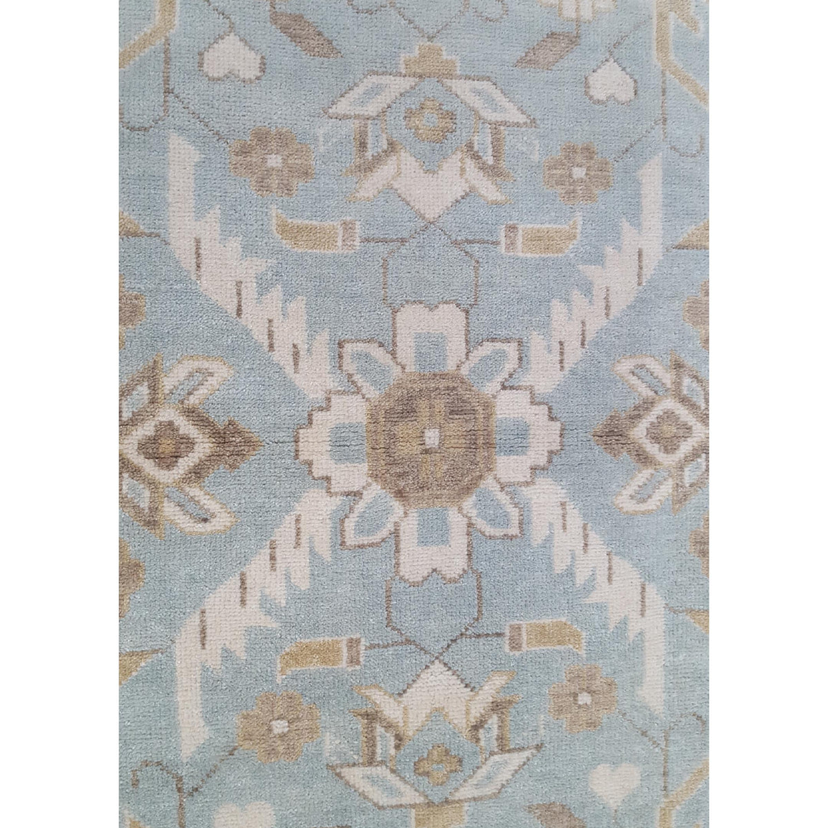 Pacific Marco 39286 Lt.Blue Ivory Transitional Hand Knotted Rug