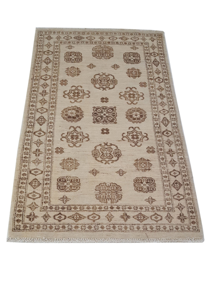 Pacific Ziegler 39315 Tan Taupe Transitional Hand Knotted Rug