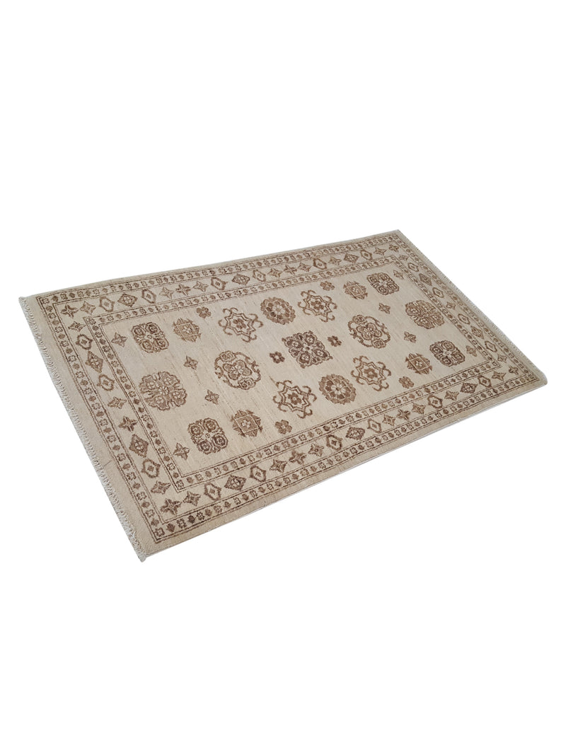 Pacific Ziegler 39315 Tan Taupe Transitional Hand Knotted Rug