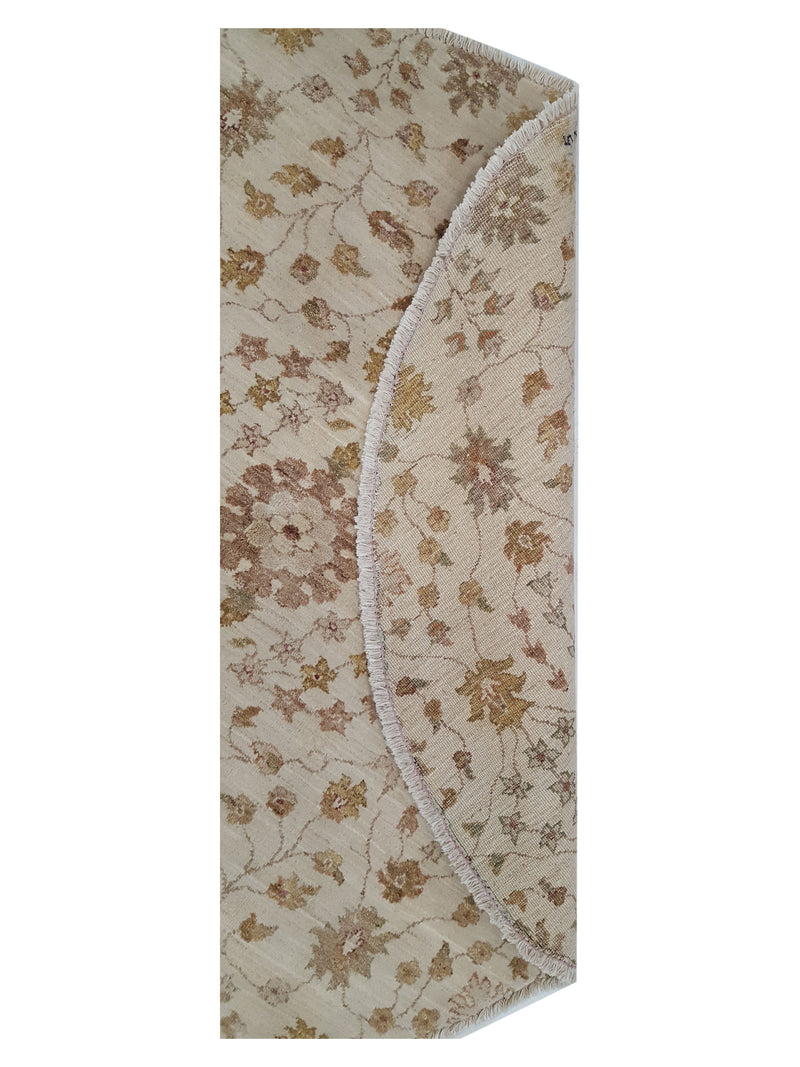 Pacific Ziegler 39325 Ivory Ivory Transitional Hand Knotted Rug